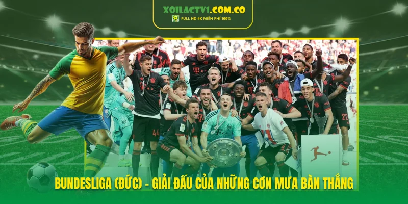 Bundesliga (Đức) - Giải đấu của những cơn mưa bàn thắng