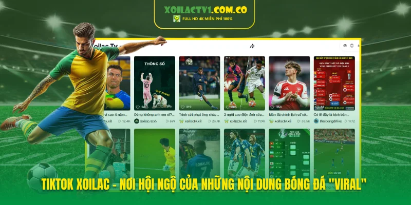 TikTok Xoilac – Nơi hội ngộ của những nội dung bóng đá "Viral" TikTok Xoilac – Nơi hội ngộ của những nội dung bóng đá "Viral"